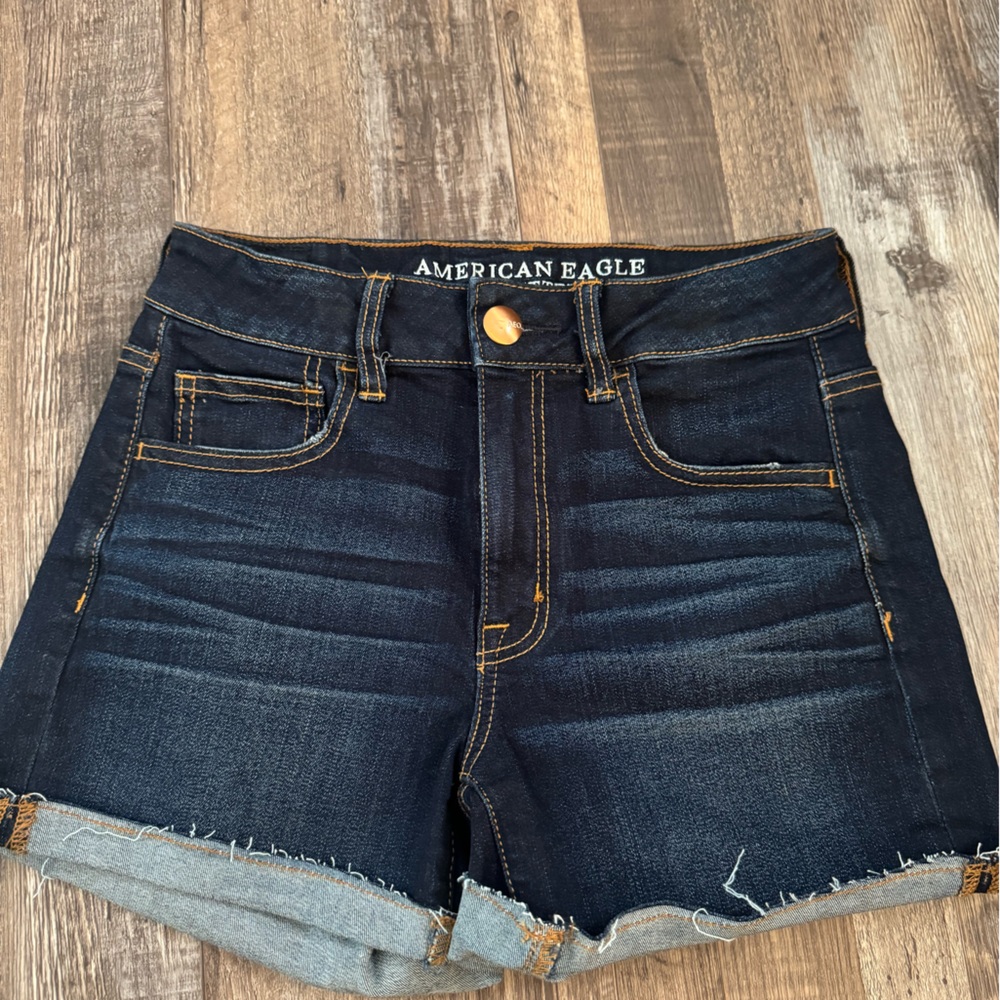 American Eagle Outfitters Women's Dark Blue Jeans
